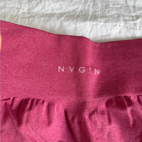 NVGTN CONTOUR SEAMLESS LEGGINGS-CRIMSON(pink)-size S - Picture 7 of 11